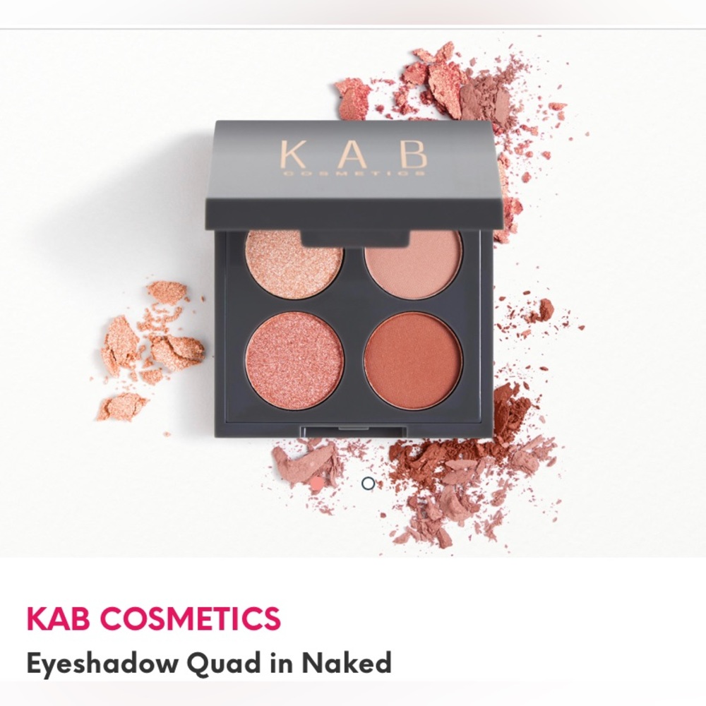KAB COSMETICS
Eyeshadow Quad in Naked
